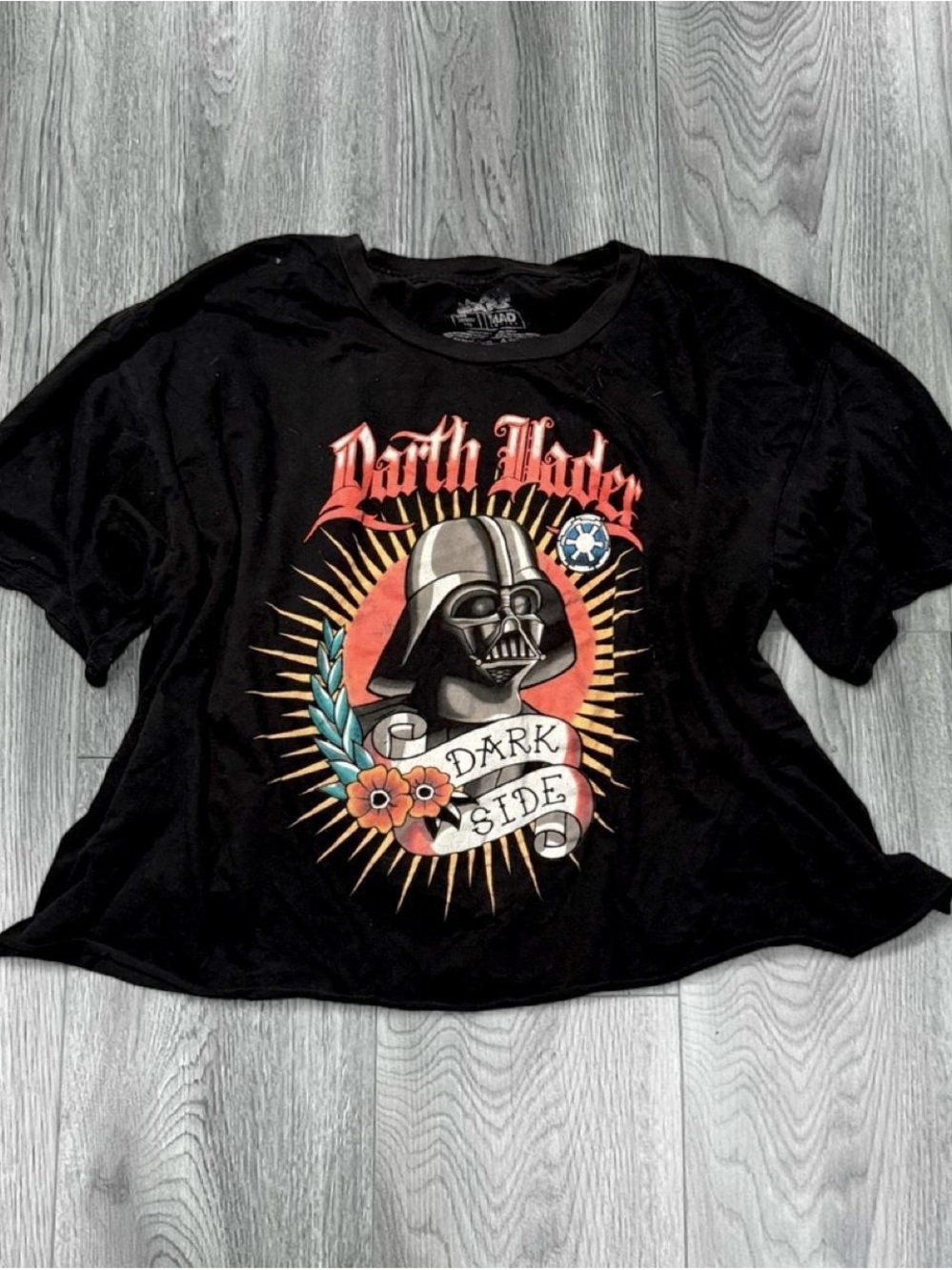MAD Engine Black Star Wars Darth Vader Graphic Tee